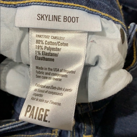 Paige Skyline Boot Cut Jeans - Picture 8 of 8
